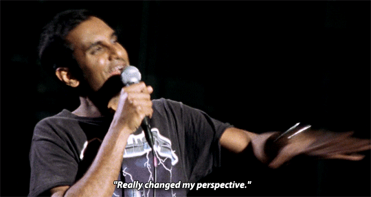 stream:It’s coming from a good place, but some people are acting weird, man.Aziz