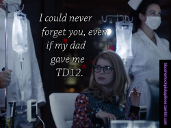 “I could never forget you, even if my dad