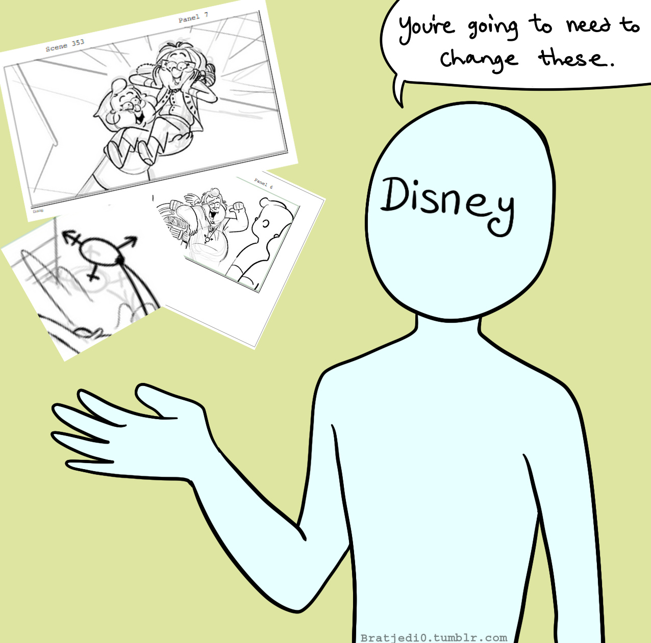 bratjedi0:  I couldn’t get over thestarjar&rsquo;s text post so I drew it! 