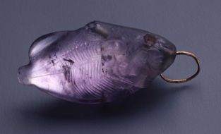a-lilac-gray-sea:   Fish Amulet, Ancient Egyptian, Dynasty 12, ca. 1938-1795 BC,   This intricately 
