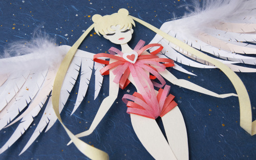 Porn Pics littlepaperforest:  Sailor Moon mid transformation!