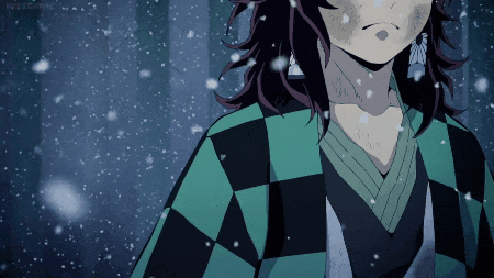 KEEP MOVING FORWARD! — Throwback to Tanjiro with long hair.