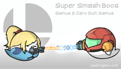 peekingboo:  Super Smash Boos - Samus &