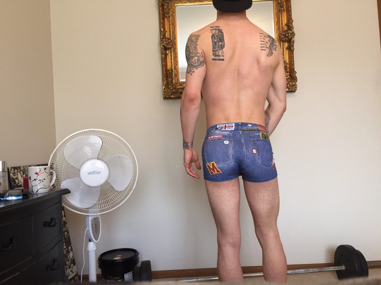 Those are painted on!