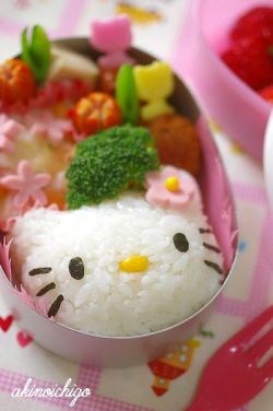 japancandybox:  Our lovely friend Hello Kitty makes everything better! 🐱😍 Cutify your lunch break this week with these adorable Hello Kitty bento lunches. Get inspiration here and stay cute! 😘►http://kittyhell.com/2007/04/11/hello-kitty-bento/