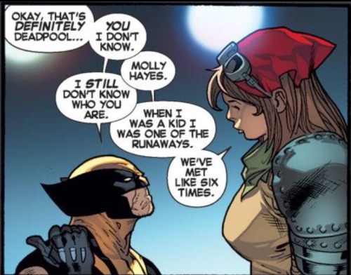 geekgirl101:therealsongbirddiamondback:funnypages:Wolverine doesn’t remember due to the amount