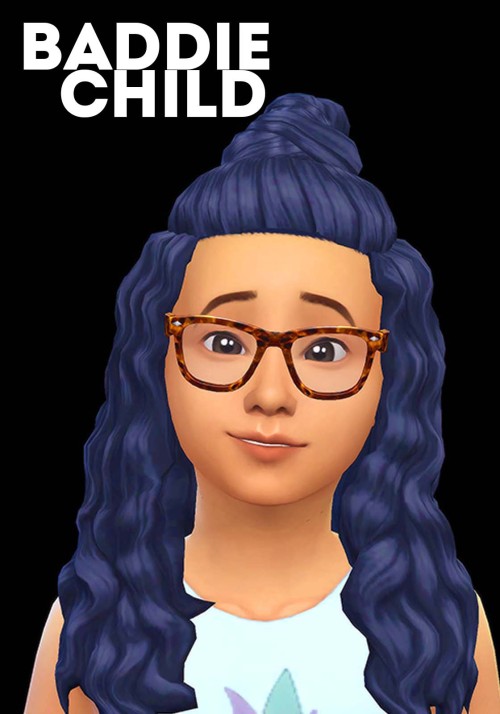 stardze:historian recolors p12 ft @naevys-sims6 hairs for lil girls recolored in the historian! thes