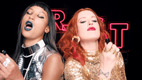 sizvideos:  Watch ICONA POP’s new exuberant video with MAKE UP FOR EVER 