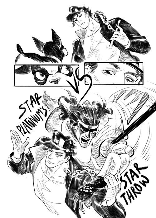 lalage:  the Iggy story i drew for our ASB Kaki jojo’s bizarre doujin last CF. thanks everyone who got a copy! read jojo, watch jojo, love jojo, praise araki may he live forever 