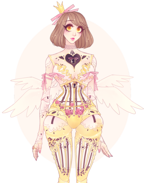 agent-lapin:  Doll vers of High? i wanted to draw really ornate uh doll limbs. parts. ! bird cage. F