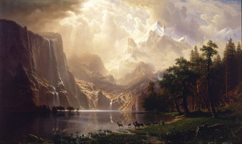 aegeane:Paintings of American Western Expansion, Albert Bierstadt.