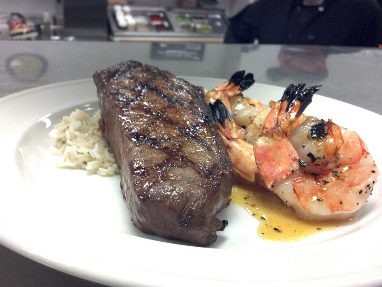 clawedrockdawg:  nativechef:   Grilled NY Strip with a southwest steak rub, three
