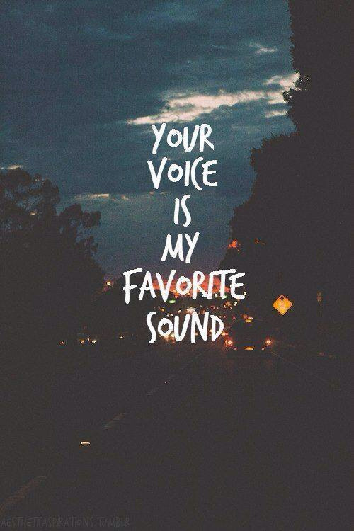 hoffedasallesbesserwird:  La tua voce è il mio suono preferito auf We Heart It. http://weheartit.com/entry/88311723 