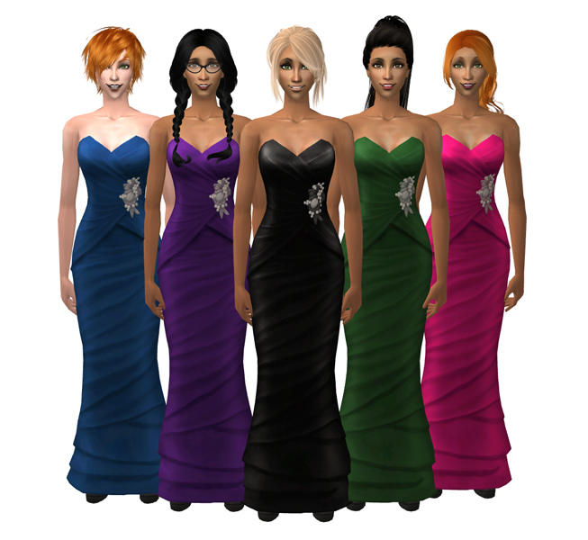 Mdpthatsme This Is For Sims 2 4t2 Af Dress Wedding Mermaid