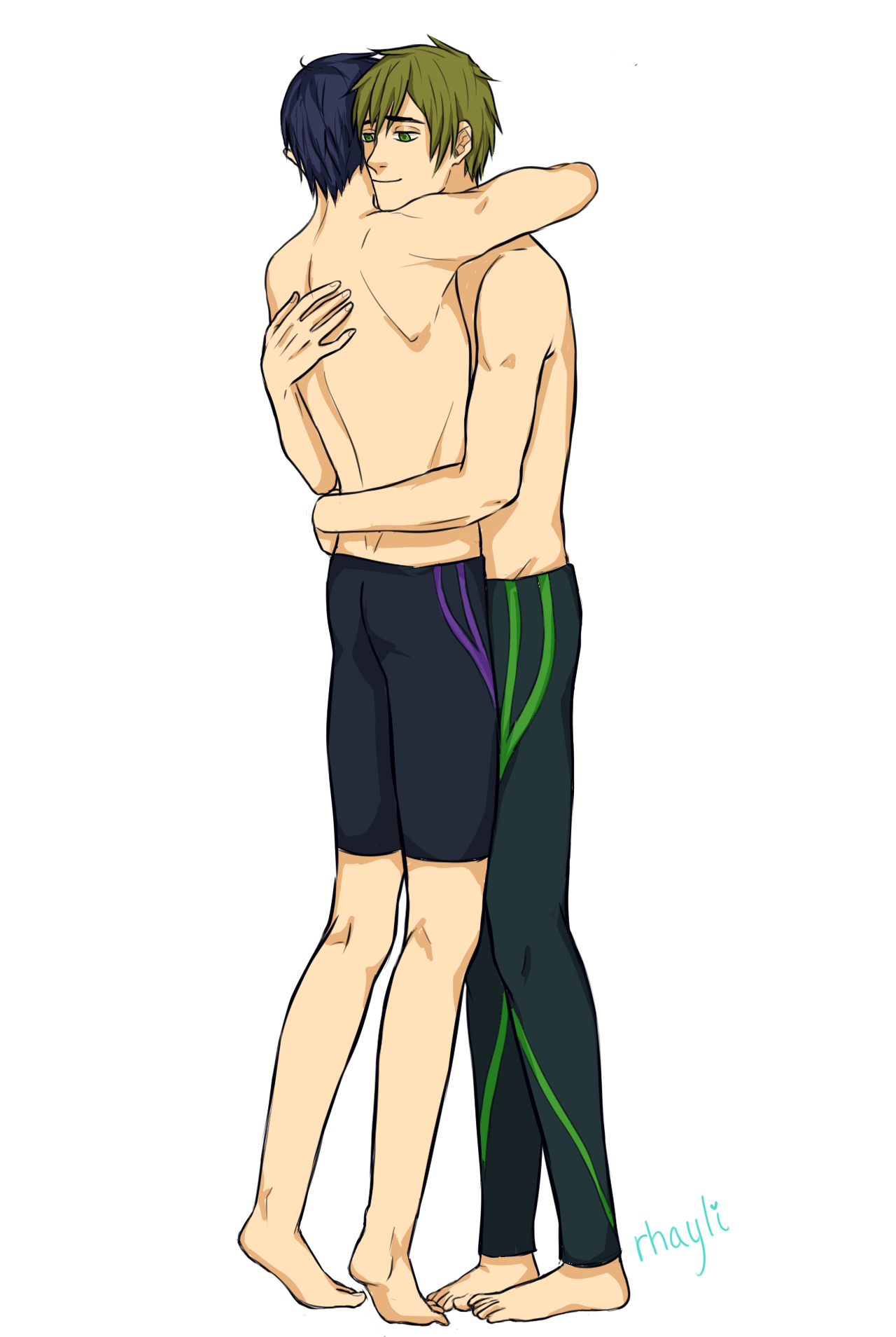 rhayli:  MakoHaru - touch &lt;3 