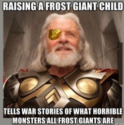 Thorgasmed:  Khaos-Zeronagirl:  Bad Dad Odin.  I’m Screaming Fuck 