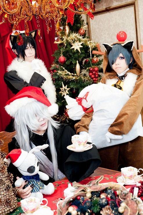 yaoi-cosplayers:  Cosplayers: Koh Kurokarasu and Kuromitu