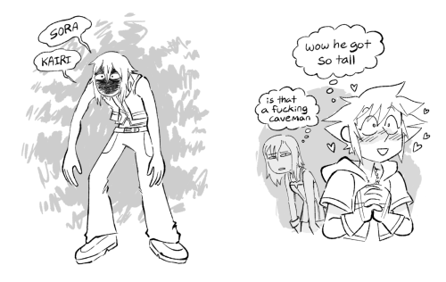 hellspawnmotel:before i start kh3, there is just a BUNCH of silly stuff ive drawn outside of my livetweet threads that deserves to be seen