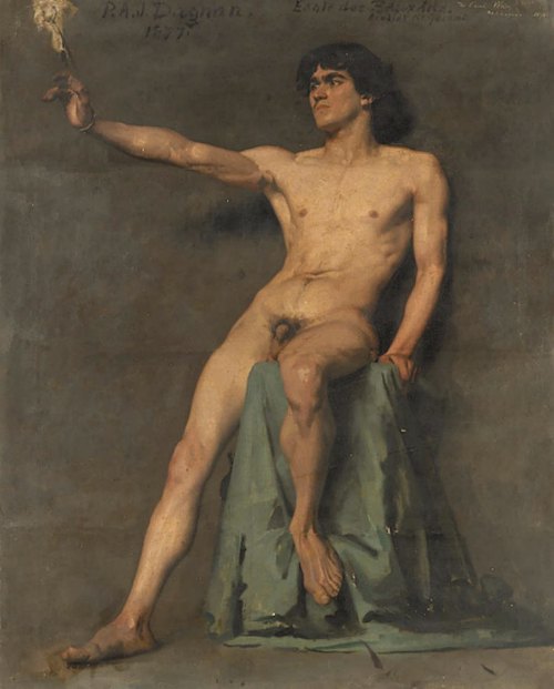 Antonio-M:  ‘Young Man, By Pascal Dagnan-Bouvert (1852–1929, French). Leading