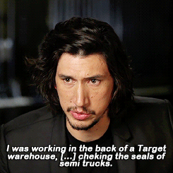 adamdouglasdriver:    Adam Driver on the moment he learned he’d been accepted to Juilliard.   