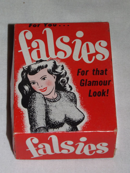 XXX weirdvintage:  Falsies: For that Glamour photo