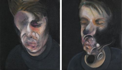 Two Studies for Self-Portrait, 1977, Francis Bacon