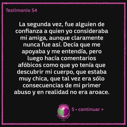 #MartesDeTestimonio! La aloamatonorma se ve en todos lados. No sólo invalidando experiencias 