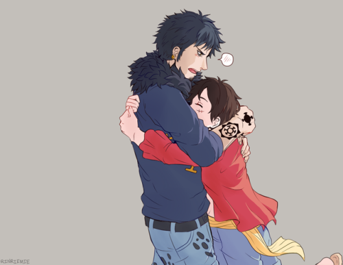 rinriemie: I can’t hug Luffy but… :’3