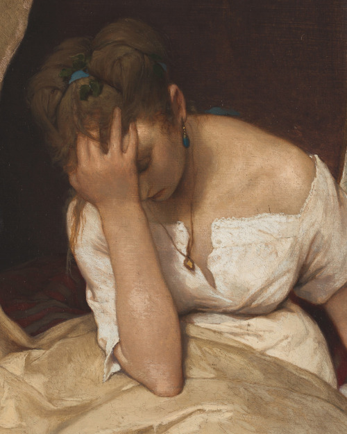 mysteriousartcentury:Gabriel Cornelius Ritter von Max (1840-1915), Get finished Flowering, 1870, oil