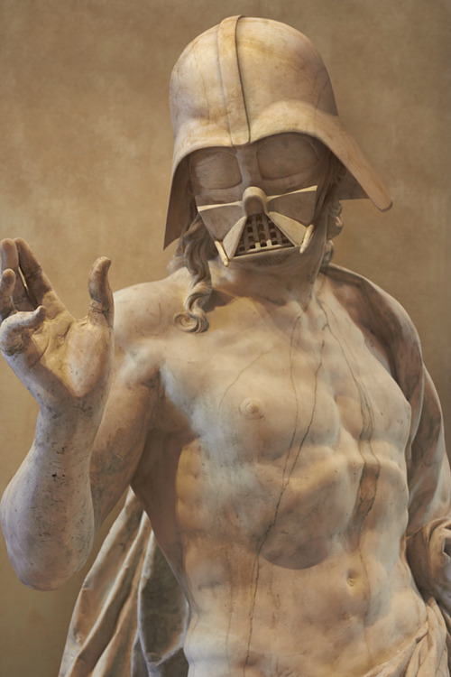 bayoread: itscolossal: Star Wars Characters Reimagined as Ancient Greek Statues by French Artist Tra