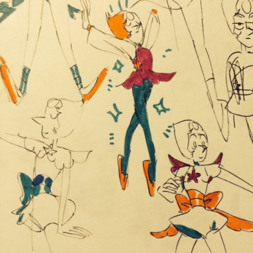 cherubgirl:  Pearl outfits