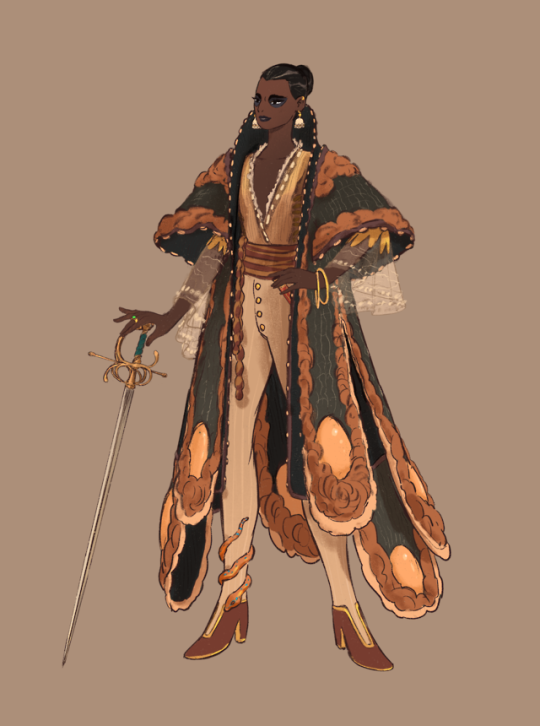 Badass girl with a rapier 💃🏾🗡 A design commission of @bxrtimaeus ‘s DnD character : Clo Illingworth. Commissions are still open...