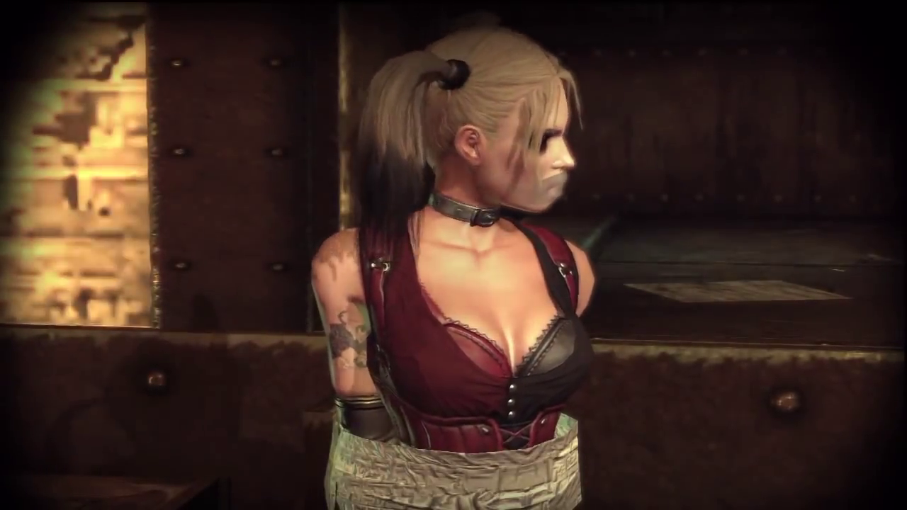 gentlemankidnapper: Harley Quinn in Batman: Arkham Night, 1st part