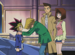 relatablepicturesofyuugi:Everyone praising Yuugi but Jou can’t get his word in Lmao