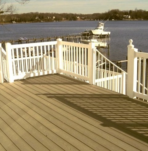 Uncovered DC MetroExample Of A Large Classic Backyard Deck Design With No Cover