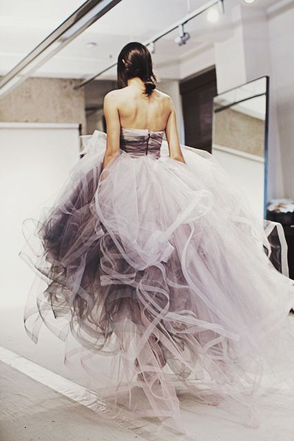 Cloud dress, Oscar de la Renta A/W 2012.The smokiest, ombre cloud ever.