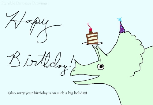 another birthday dinosaur for another friend!