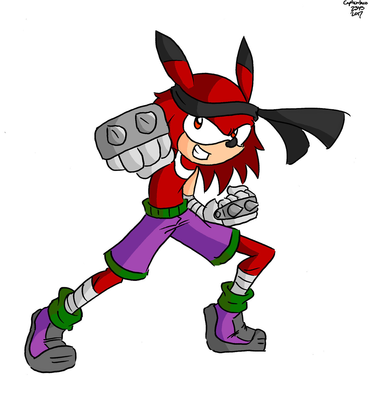 More Sonichu fanart. This time, i drew Punchy. I really like what I did with him