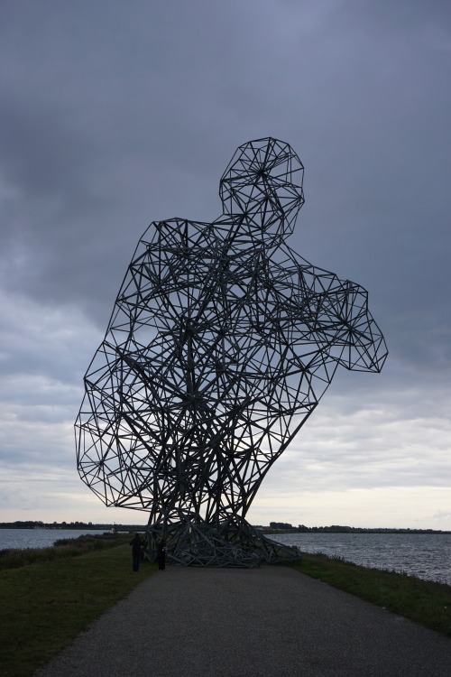 “The Exposure” by Antony Gormley. (2)Lelystad, Flevoland, Netherlands.