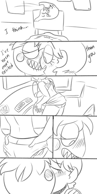 fivenightsatfreddysporn:  unnecessaryfansmut:  the comic so farwhen will it update? nobody knows  Wuh? The guard was caught already? Man, I was sure I was gonna get her! xD oh my, I love this comic