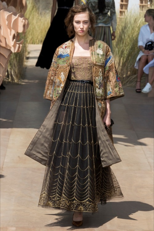 mediumaevum:For Dior Autumn Winter 2017-18 show, Maria Grazia Chiuri created the, now already iconic