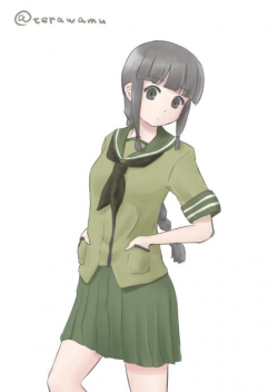 kankore-gazou:  (【艦これ】マイペースな北上様！ 単装砲って、何気にわびさびよね～ 画像５０枚【ツイッター】 : 艦これまとめ主義-艦隊これくしょん攻略から)
