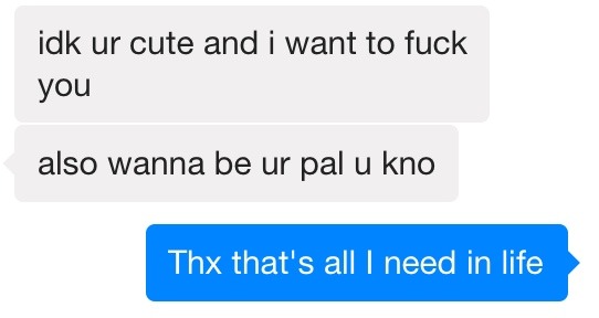 liittlefox:  When ur friends just get u they just yes 