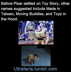 ultrafacts:imgamcrazyandicey-pie:ultrafacts:Sources: 1 2 3 4 5 6 7 8 9 10Follow Ultrafacts for more facts  Yea but the one about the employee who saved it on her computer better have gotten a raise I swear  Here’s a short film narrated by Pixar employees