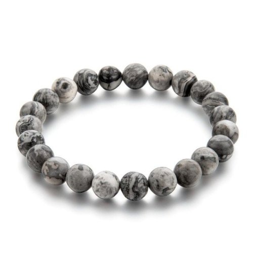 gentclothes:Grey Bead Bracelet - Use code TUMBLR10 for a 10% discount!
