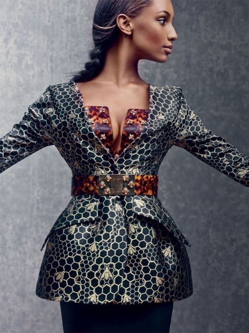 utenacar: miss-mandy-m: Jasmine Tookes in Alexander Mcqueen photographed by Craig McDean for Vogue U