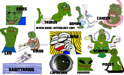 dark-astrology:  THE SIGNS AS RARE PEPE MEMES porn pictures