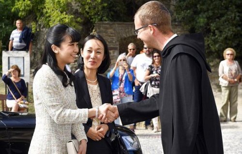 Princess Kako of Japan visited the Benedictine Abbey of TihanyOn September 22, 2019, Princess Kako o