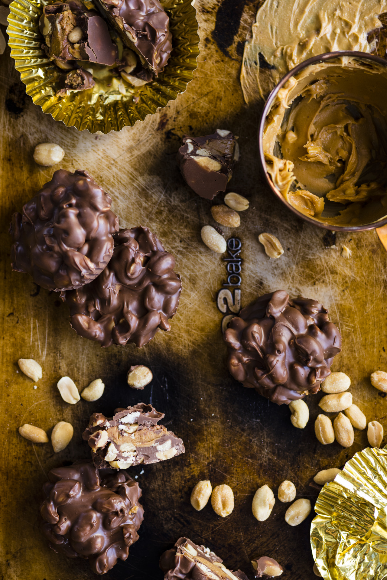 Chocolate Peanut Surprise Clusters