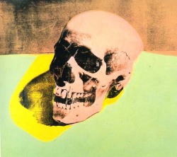 deadpanaesthetic:  Andy Warhol, Skull, 1976.